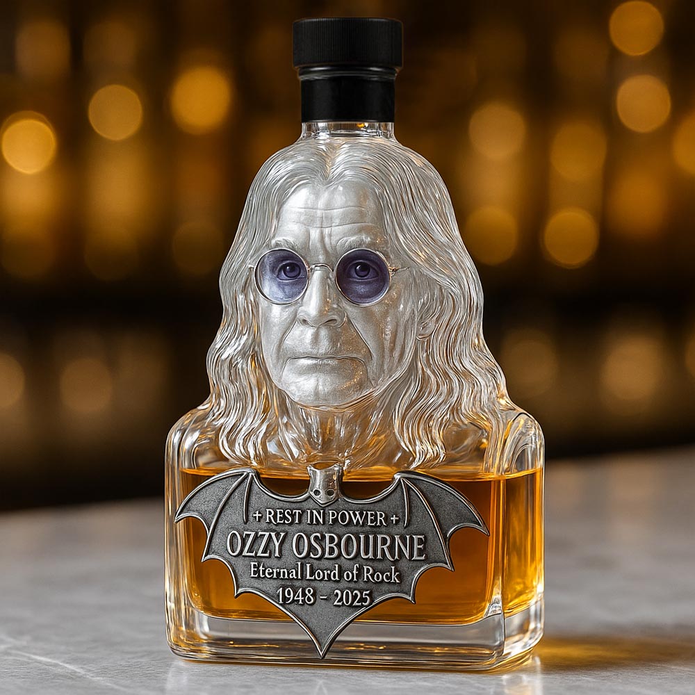 Eternitizováno ve skle — Whisky sklenice na počest Ozzy Osbournea