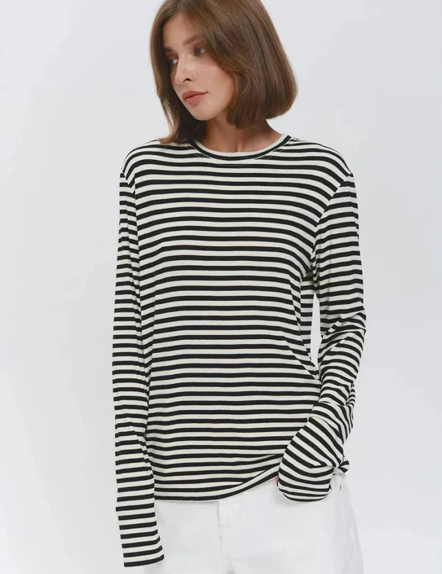 Top s dlouhými rukávy Linden Stripe