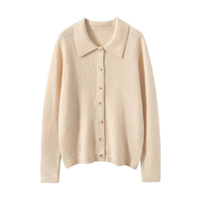 Elise Polo Kašmírový Cardigan