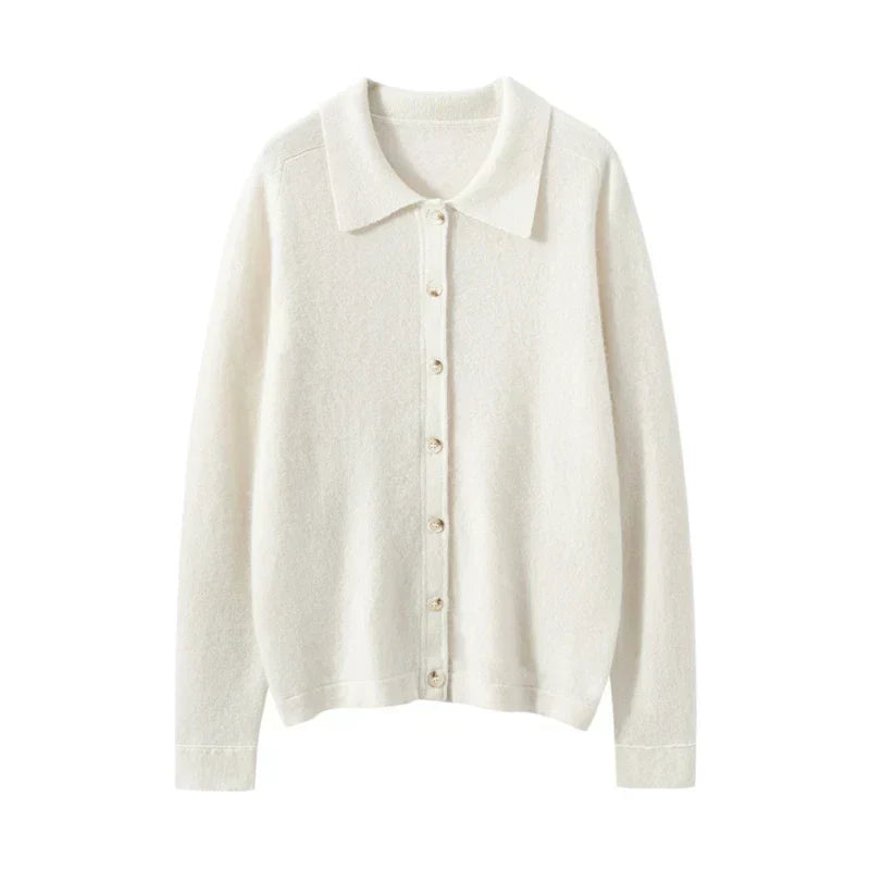 Elise Polo Kašmírový Cardigan