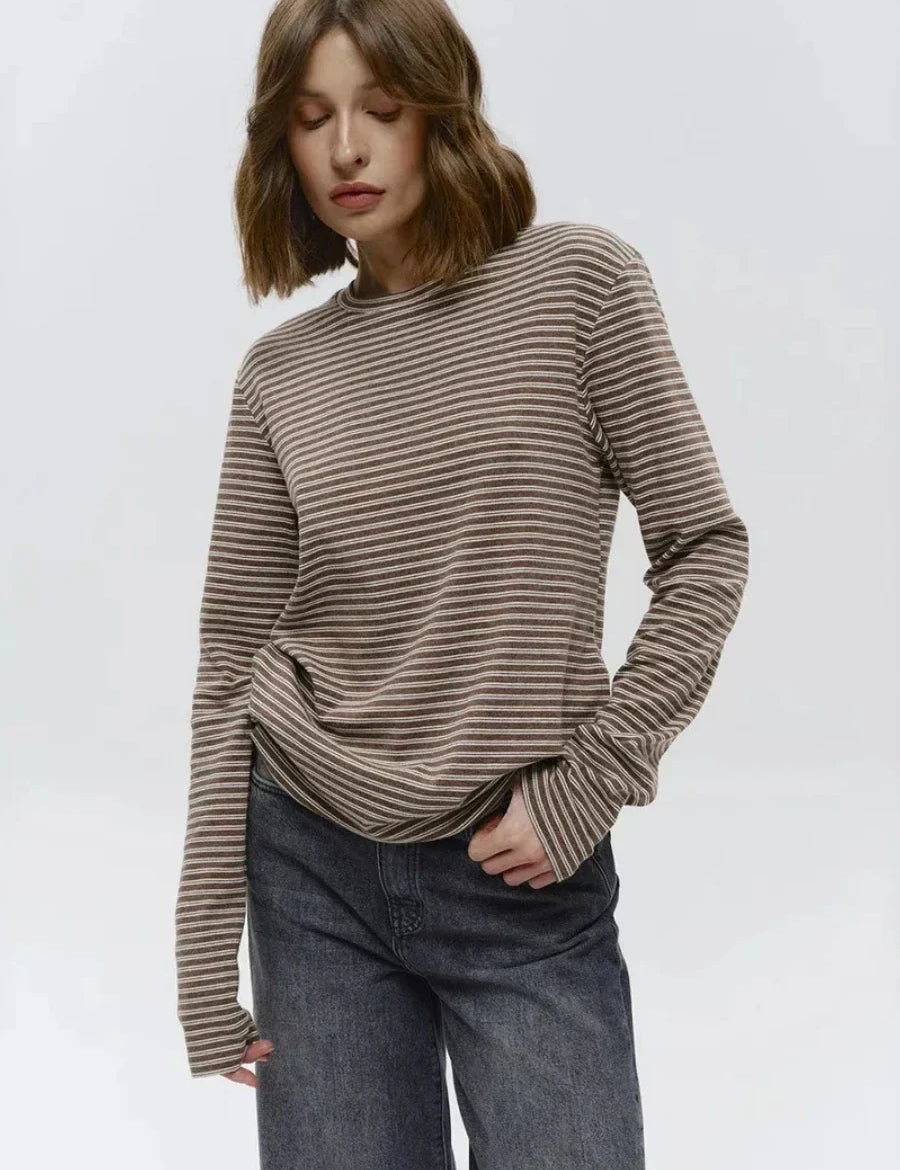 Top s dlouhými rukávy Linden Stripe
