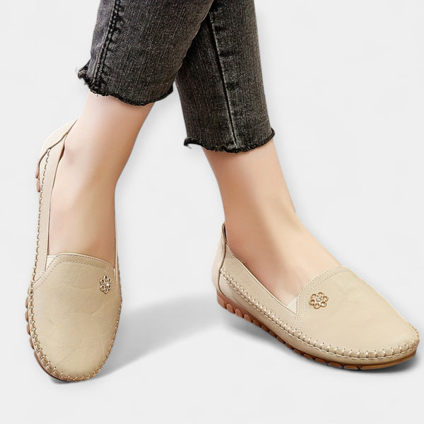Karolína Sofistikované Lněné Slip-On Tenisky Každodenní